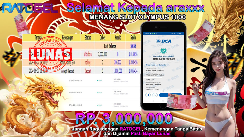 BUKTI JP SLOT DAN TOGEL TERPERCAYA DI INDONESIA TGL 07-06-2024