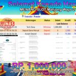 BUKTI JACKPOT SLOT MAHJONG WAYS 2 TERPERCAYA DI INDONESIA TGL 06-07-2024