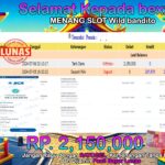 BUKTI JACKPOT SLOT WILD BANDITO TERPERCAYA DI INDONESIA TGL 06-07-2024